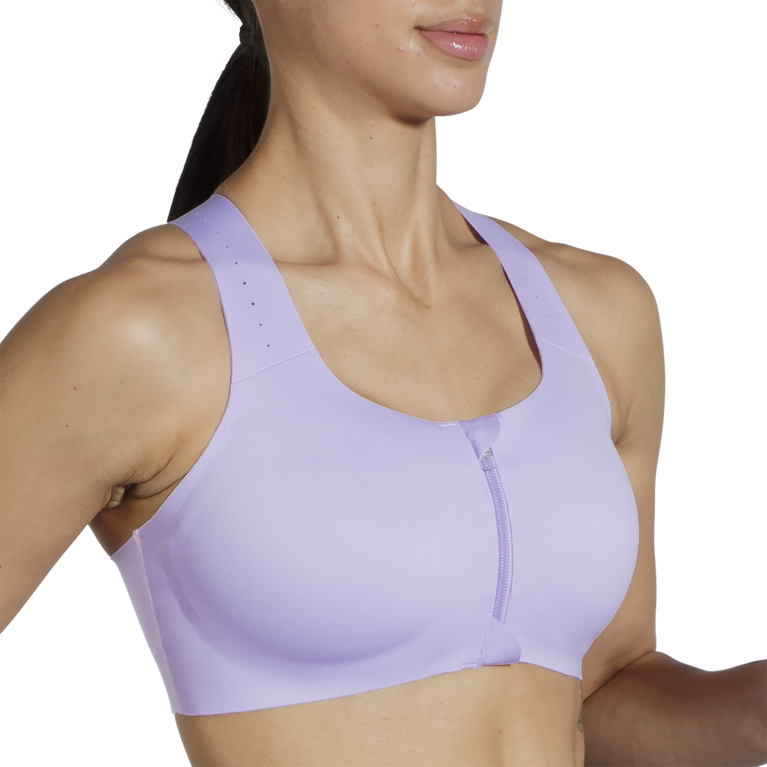 Brooks Dare Zip Run חזיית 2.0 Violet Dash