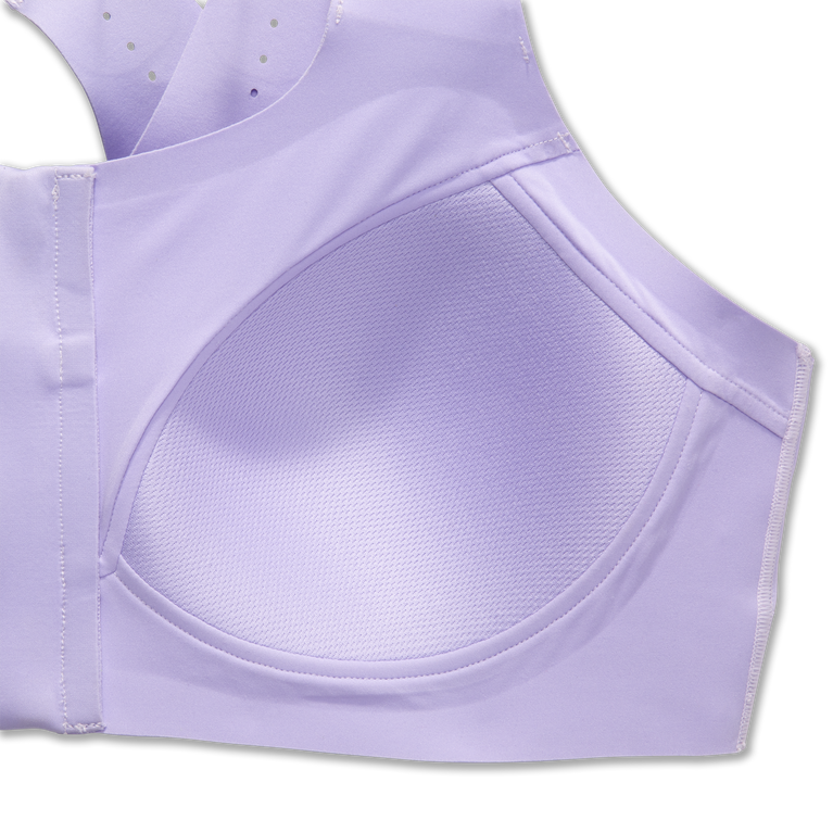 Brooks Dare Zip Run חזיית 2.0 Violet Dash