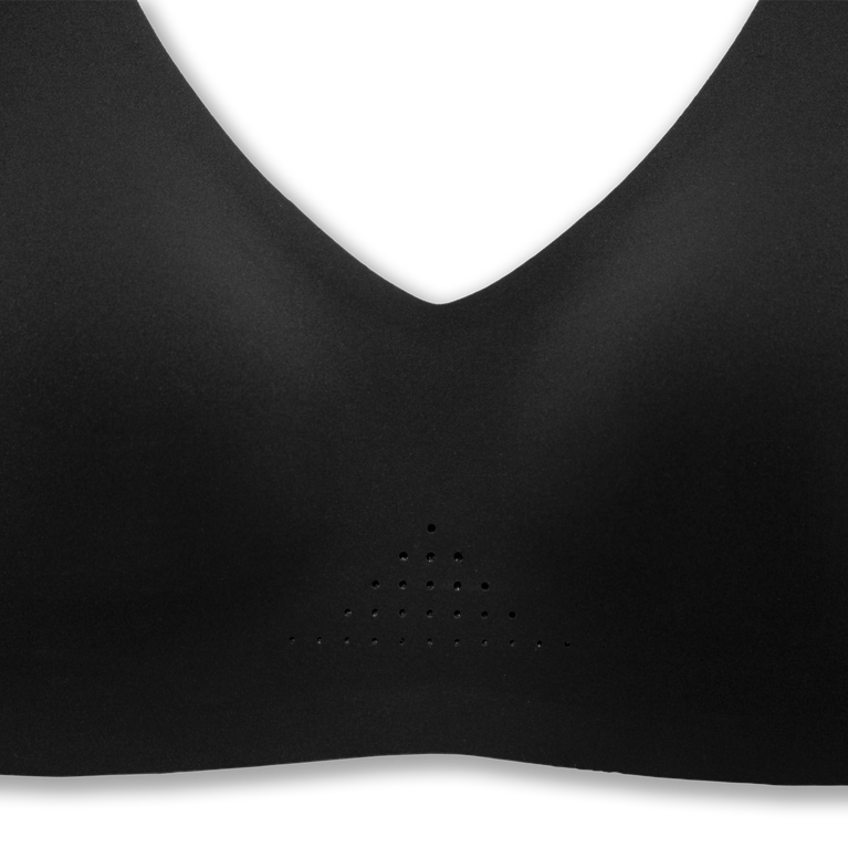 Brooks Dare V Neck Run חזייה שחורה