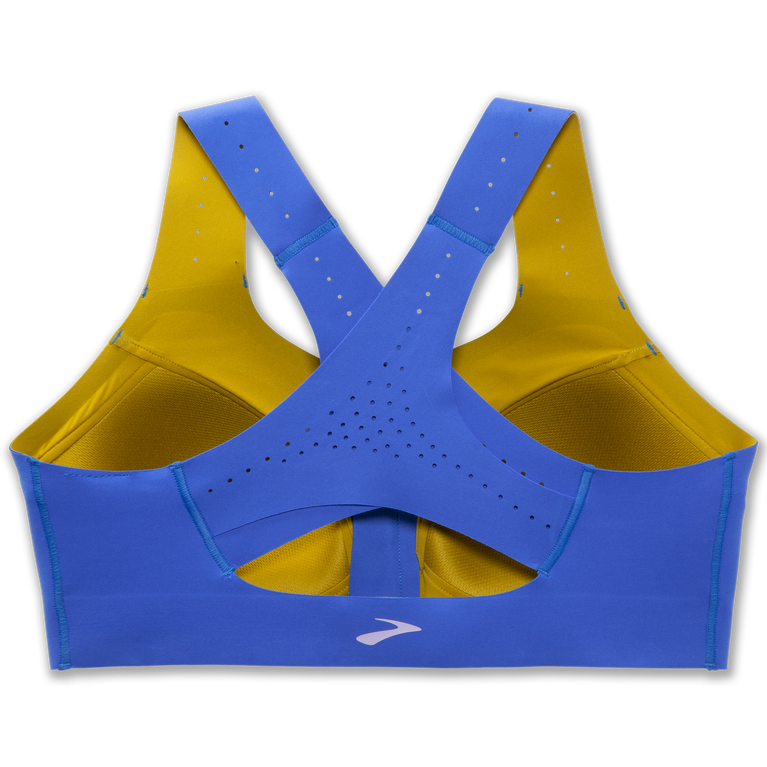 Brooks Dare Zip Run חזיית 2.0 Bluetiful-golden Hour