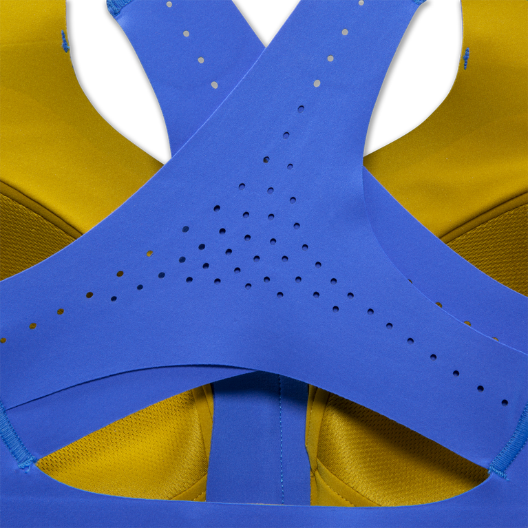 Brooks Dare Zip Run חזיית 2.0 Bluetiful-golden Hour