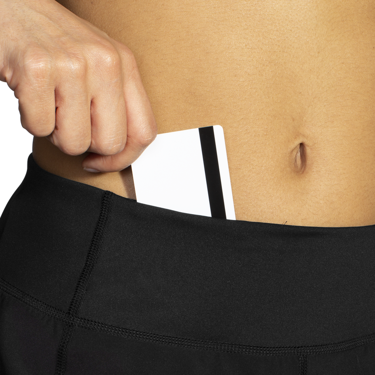 Brooks Chaser 7 אינץ' קצר שחור