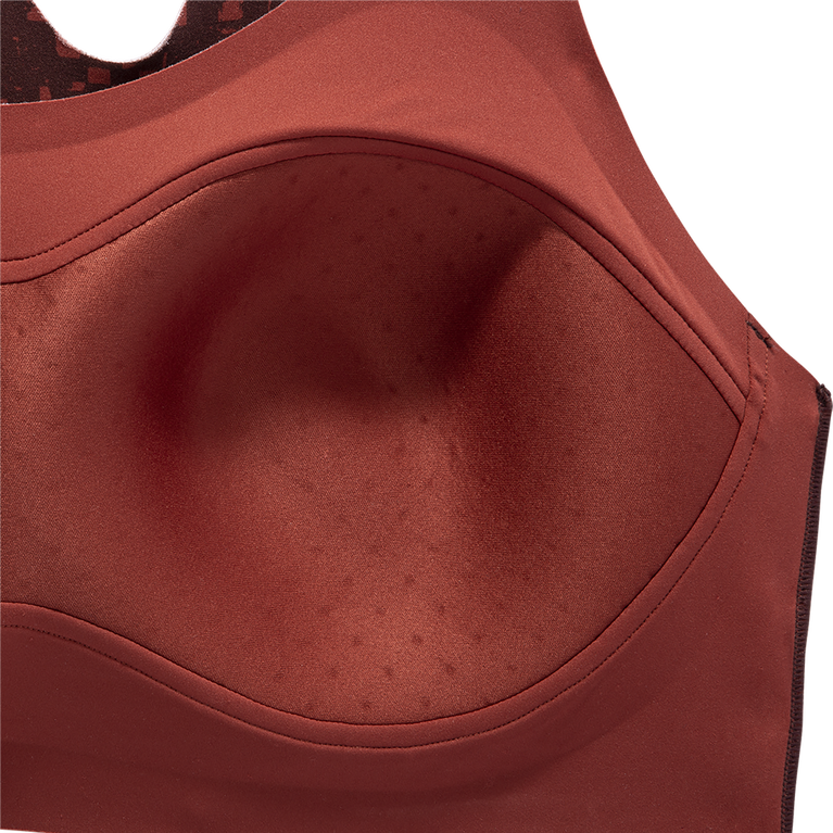 Brooks Dare Racerback Run Bra 2.0 Rr Glitch Print-copper