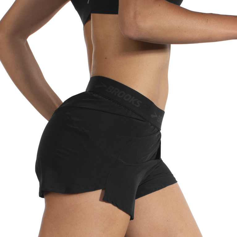 Brooks Chaser 3 אינץ' קצר שחור-ברוקס
