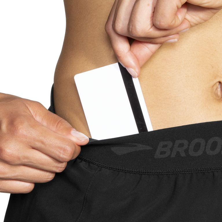 Brooks Chaser 3 אינץ' קצר שחור-ברוקס