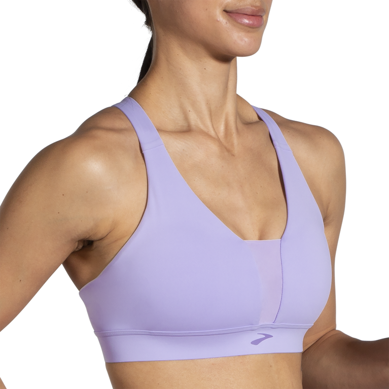 Brooks Drive Plunge Run חזייה Violet Dash