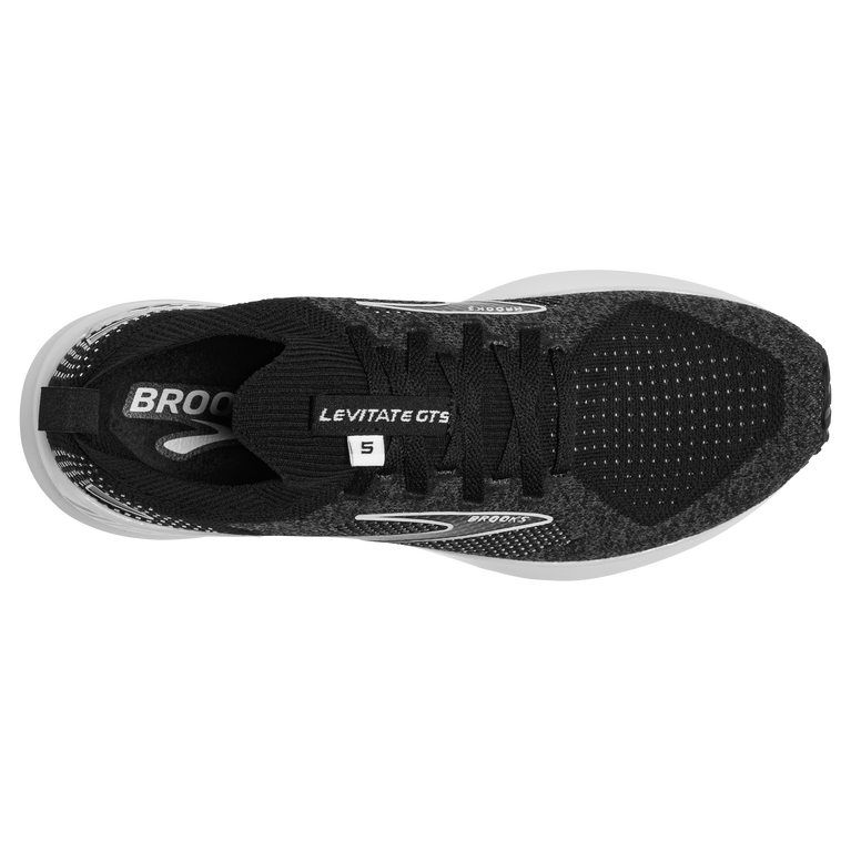 Brooks Levitate Stealthfit Gts 5 שחור-אפור-לבן