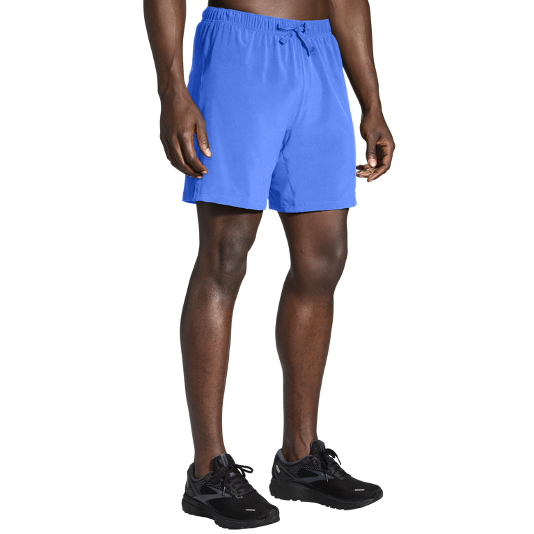 Brooks Moment 7 אינץ' קצר כחול חי