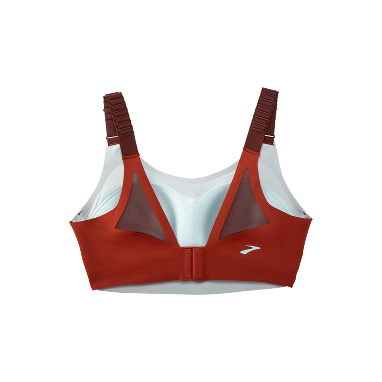 Brooks מעז Scoopback Run חזיית 2.0 נחושת צימוקים-קרח כחול