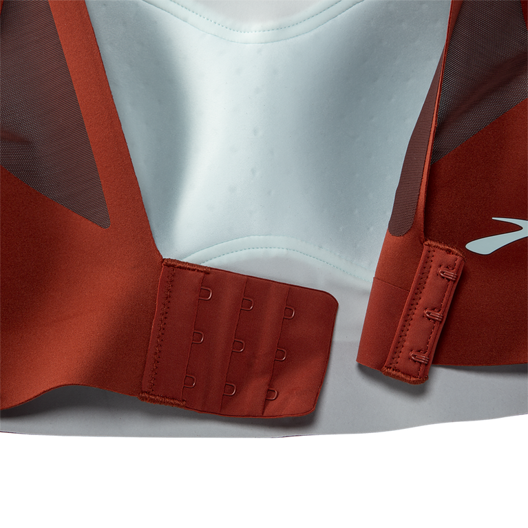 Brooks מעז Scoopback Run חזיית 2.0 נחושת צימוקים-קרח כחול