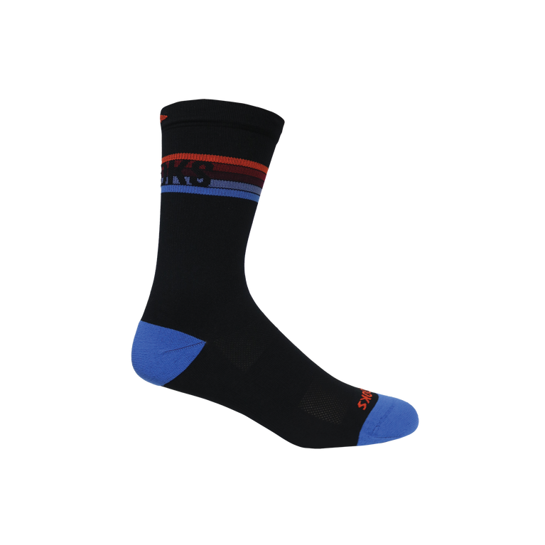 ברוקס טמפו סרוג ב-crew Black-brooks פס