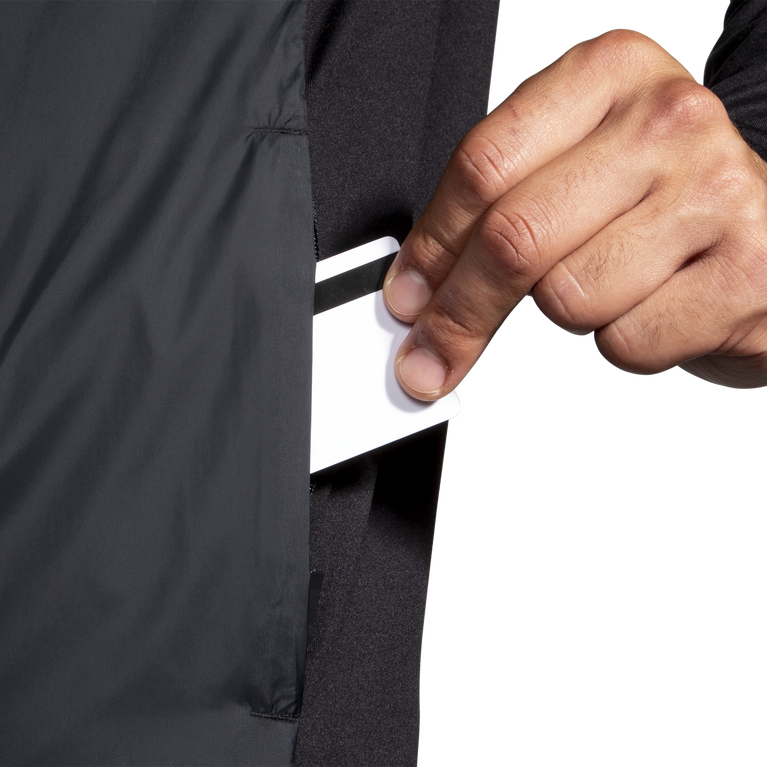 ז'קט היברידי Brooks Fusion שחור