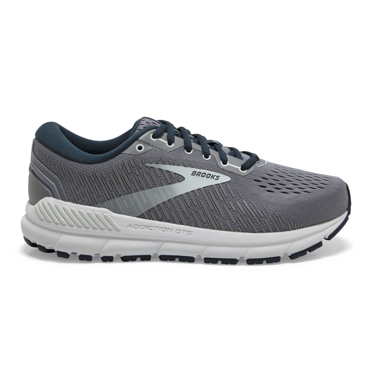 Brooks Addiction Gts 15 Grey-navy-aqua