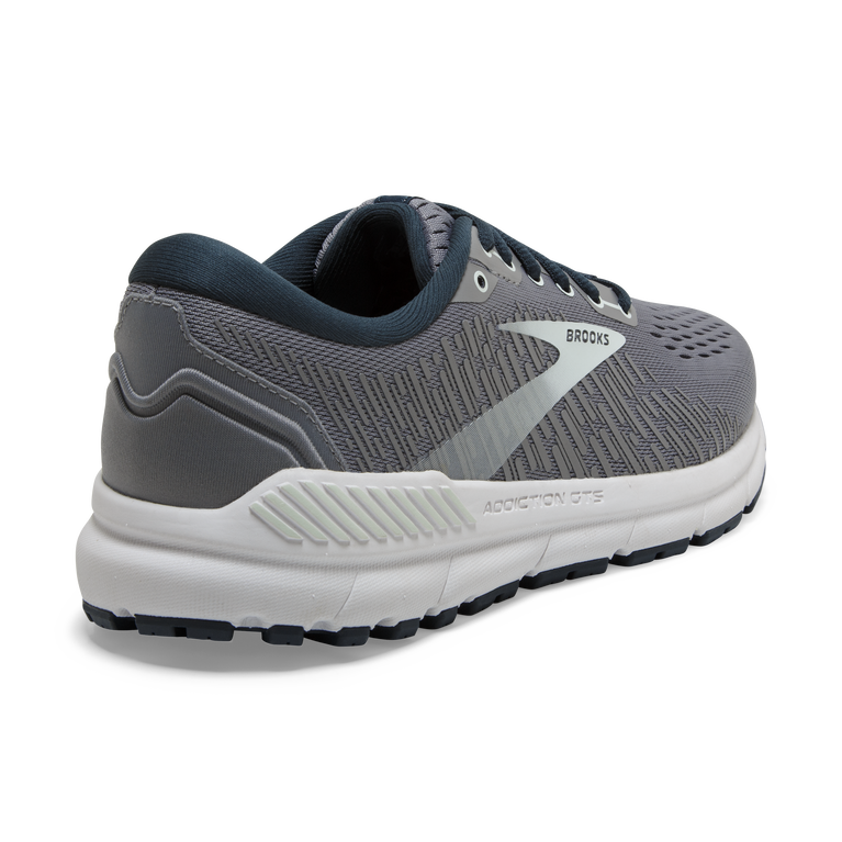 Brooks Addiction Gts 15 Grey-navy-aqua