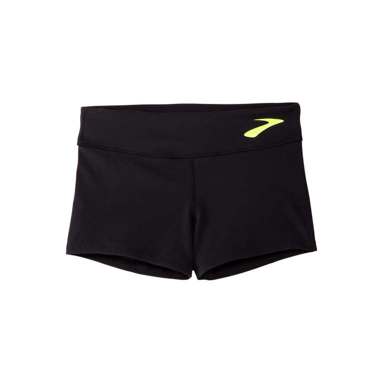 Brooks Speedwork קצר חיי לילה שחורים הדוקים