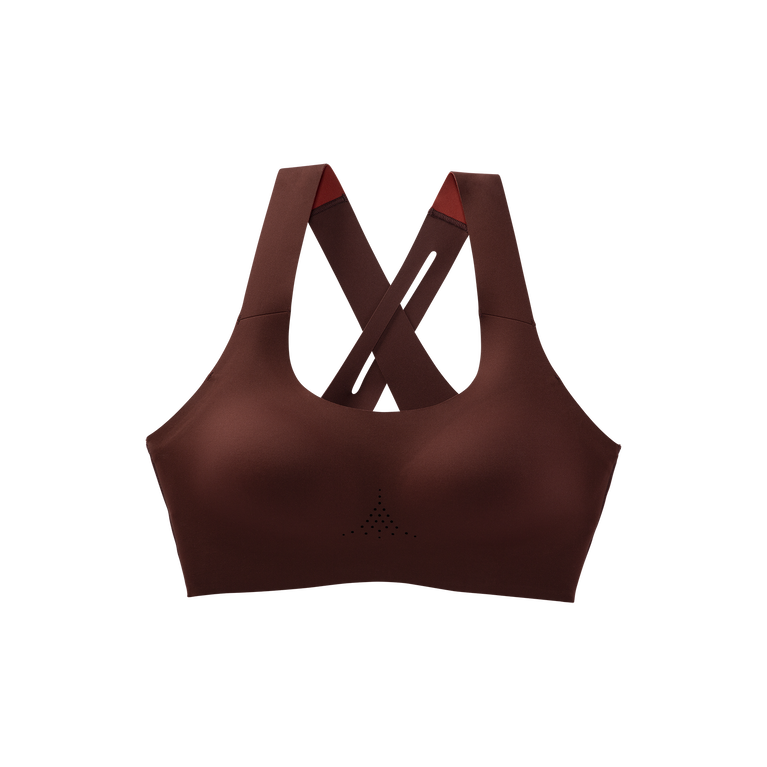 Brooks מעז Crossback Run חזייה 2.0 Run צימוק-נחושת