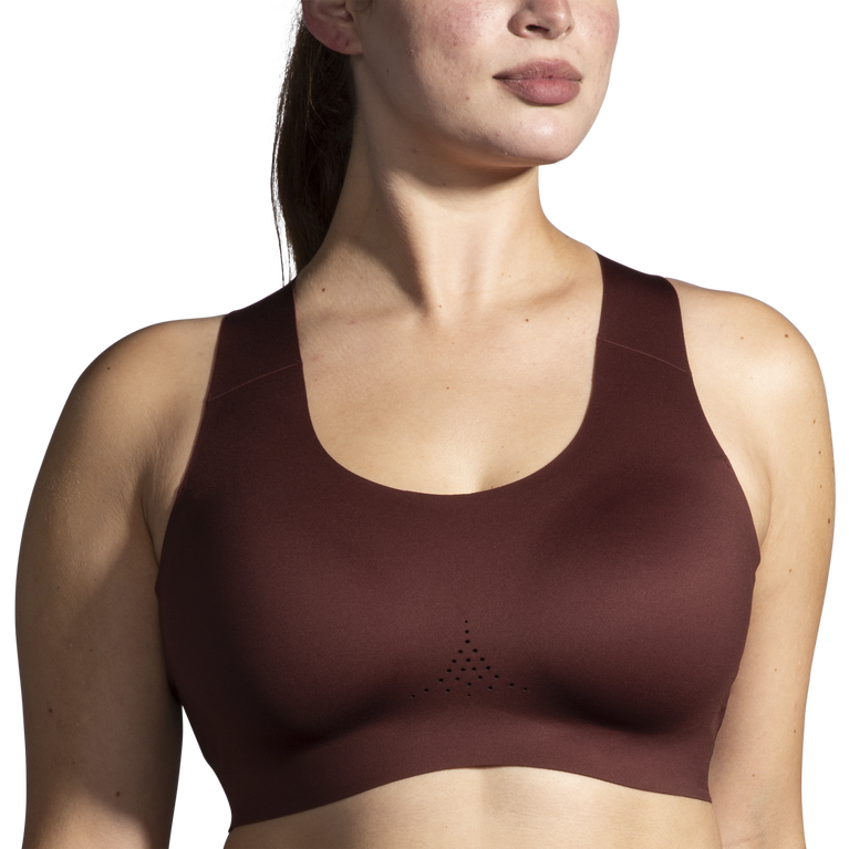 Brooks מעז Crossback Run חזייה 2.0 Run צימוק-נחושת