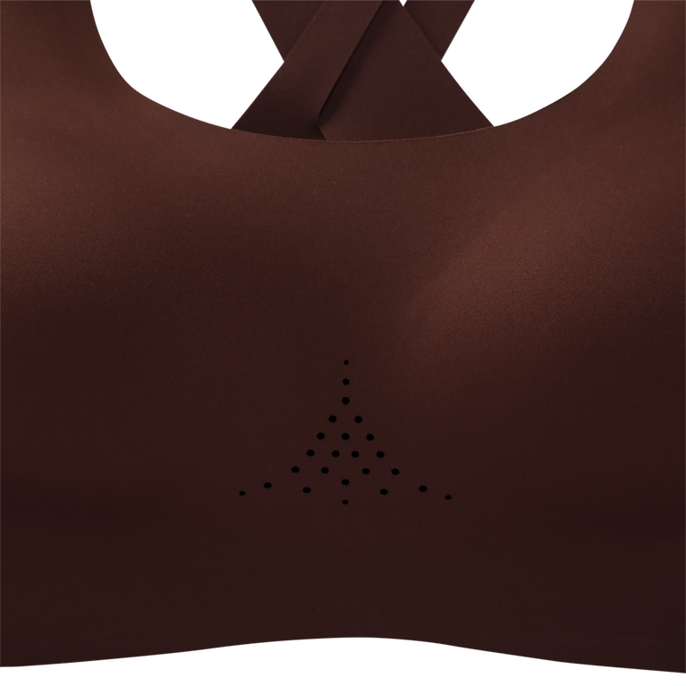 Brooks מעז Crossback Run חזייה 2.0 Run צימוק-נחושת