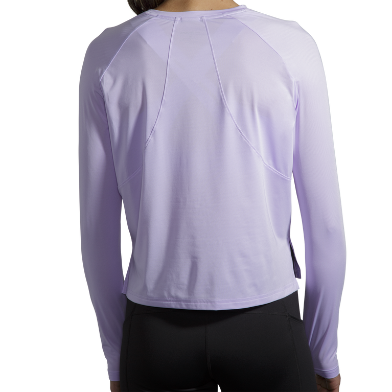 Brooks Sprint ללא שרוולים ארוכים מקף סגול