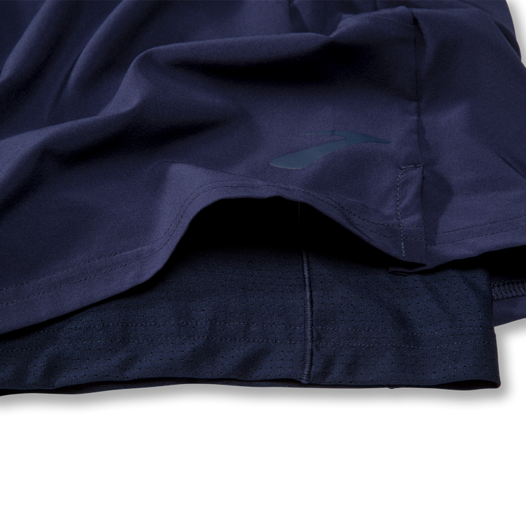 Brooks Sherpa 5 אינץ' 2 ב-1 קצר צי