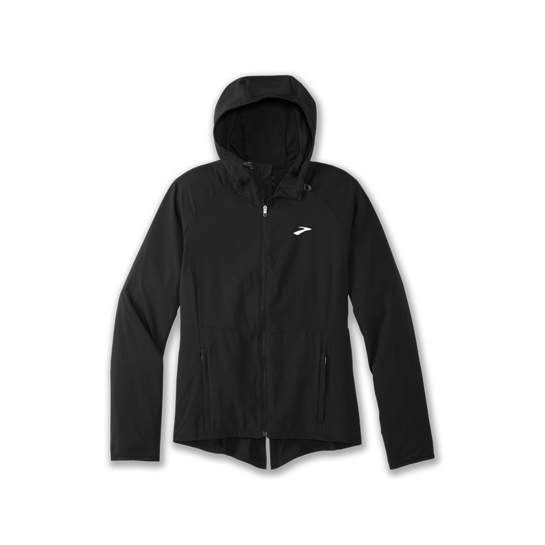 Brooks חופה ז'קט נשים שחור