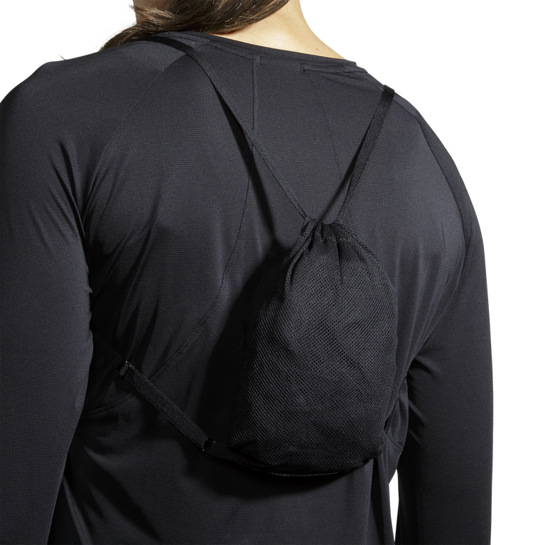 Brooks חופה ז'קט נשים שחור