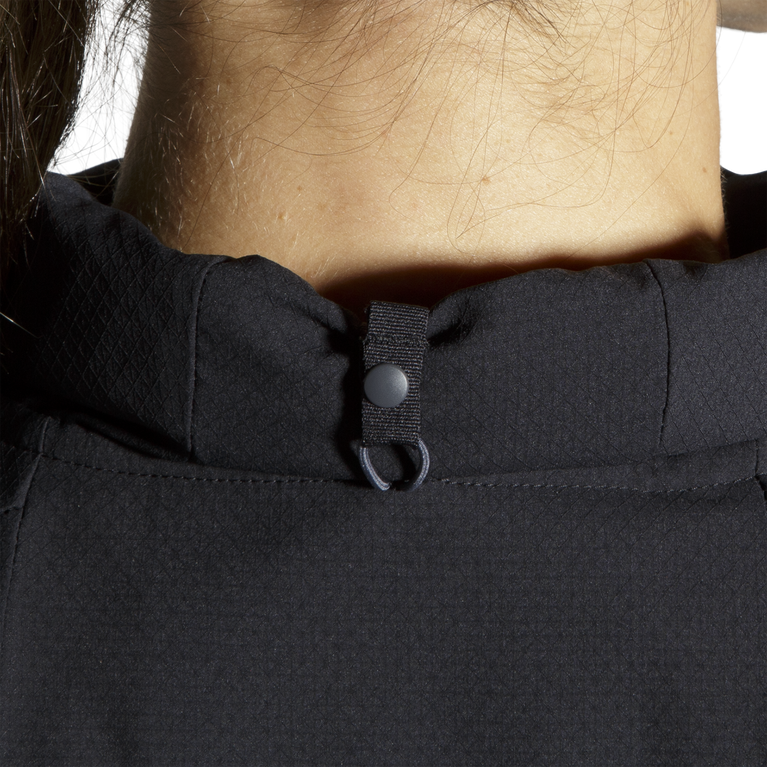 Brooks חופה ז'קט נשים שחור