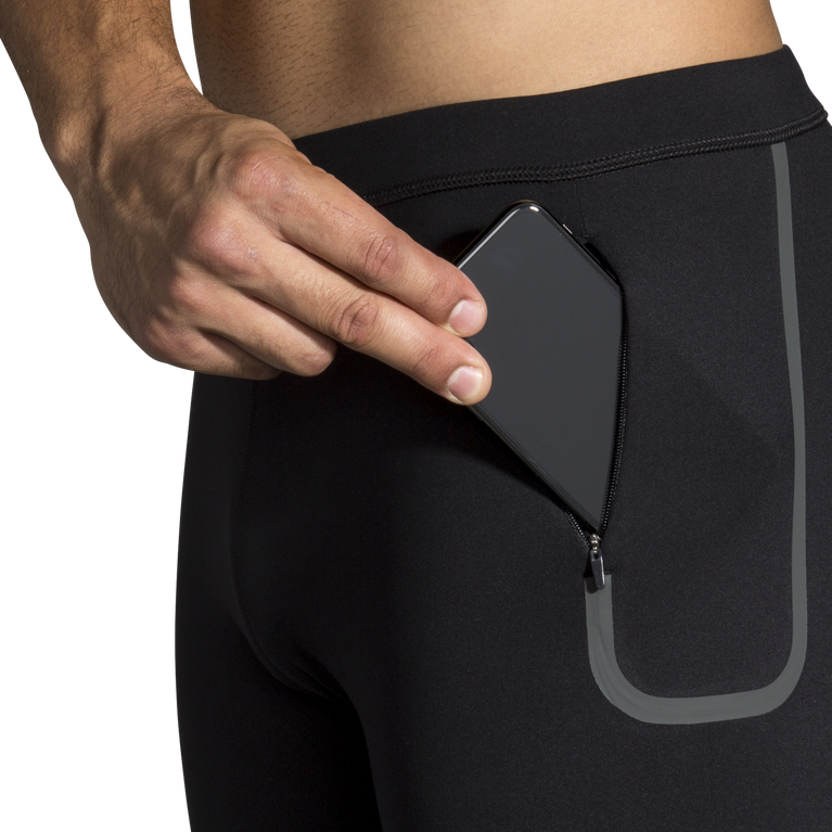 Brooks מומנטום תרמי צמוד שחור