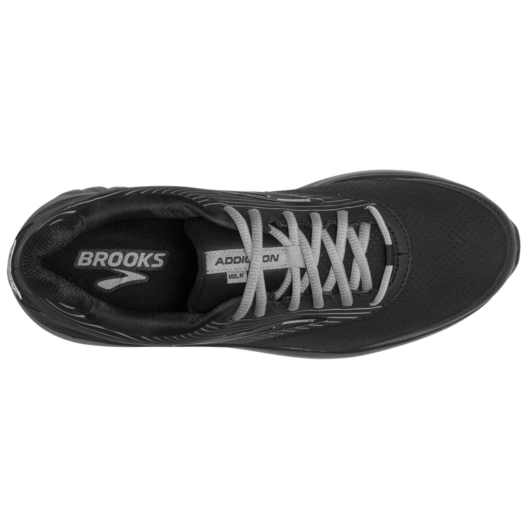 Brooks Addiction Walker זמש שחור-פריימר