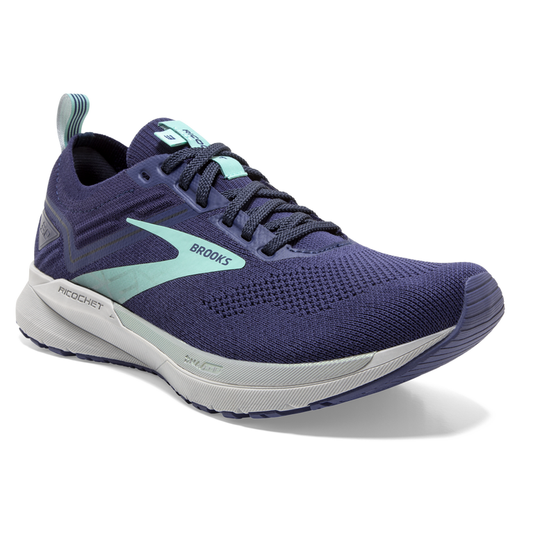 Brooks Ricochet 3 טווס-סרט-גוון כחול