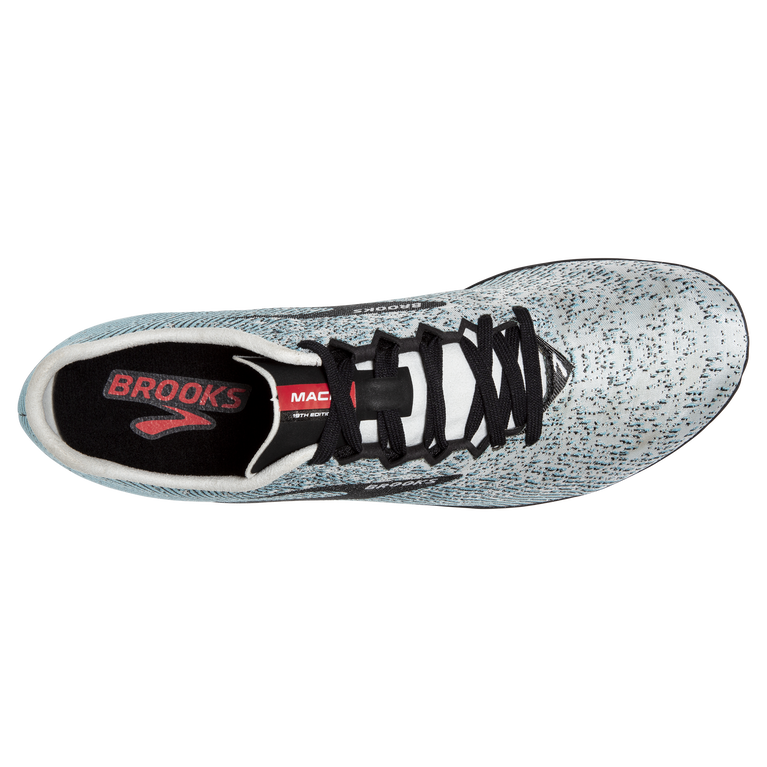 Brooks Mach 19 חסר קוצים אפור-שחור-קאפרי