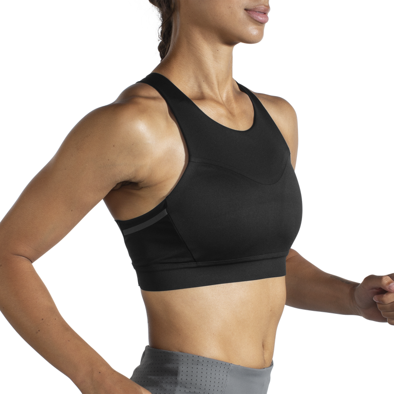 Brooks Drive 3 כיסים חזייה שחורה