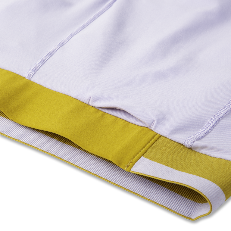 פלגים רצים בטווח של 4 אינץ' 2 ב-1 קצר שעת זהב-סגול