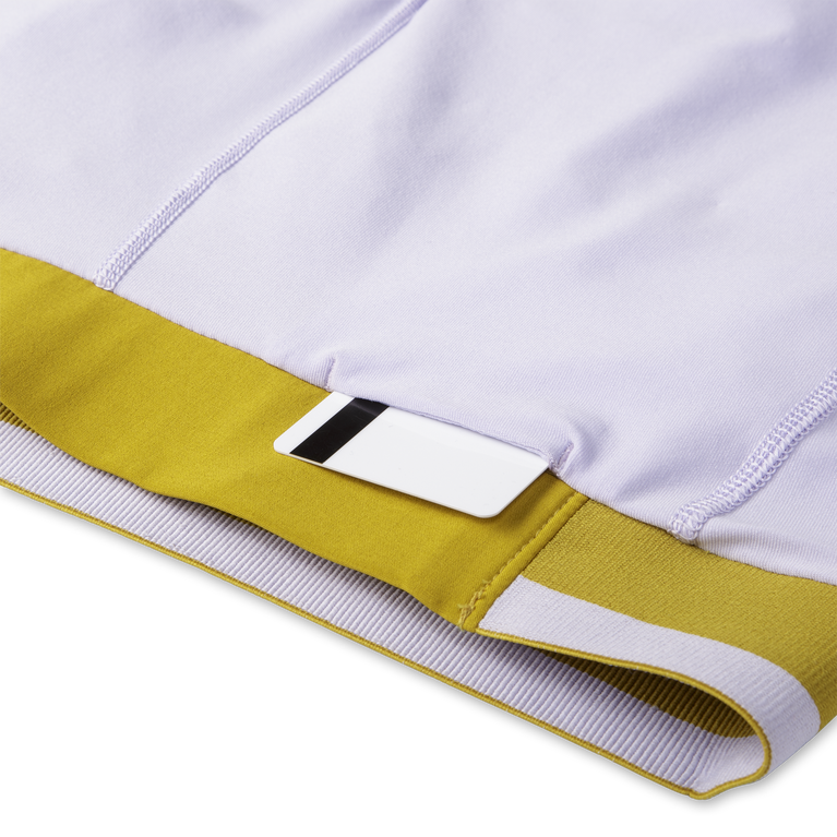 פלגים רצים בטווח של 4 אינץ' 2 ב-1 קצר שעת זהב-סגול