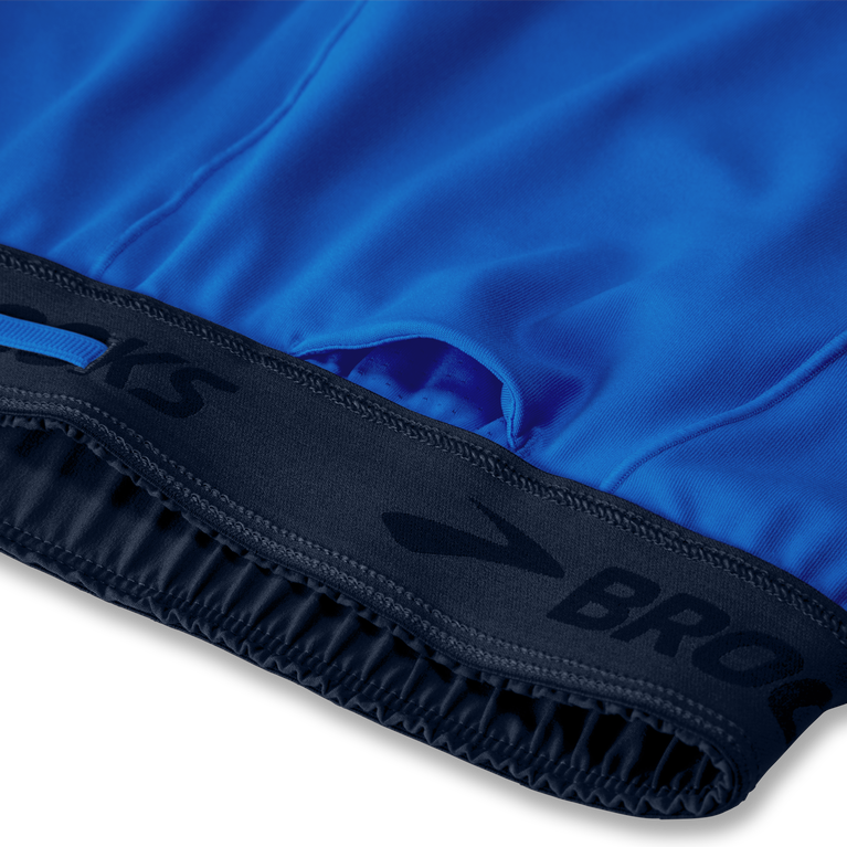 ברוקס צ'ייסר 5 אינץ' 2 ב-1 קצר כחול כהה