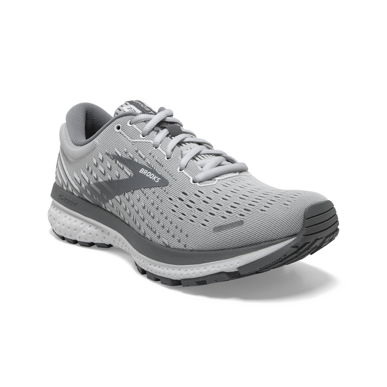 Brooks Ghost 13 סגסוגת-צדפה-לבן