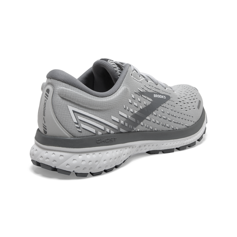 Brooks Ghost 13 סגסוגת-צדפה-לבן