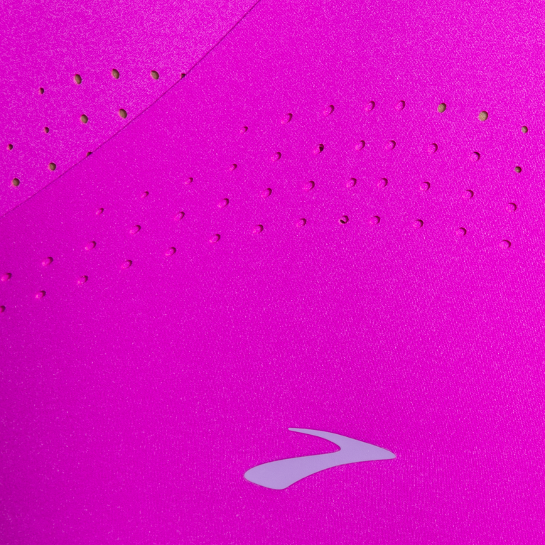 Brooks מעז Zip Run חזיית מגנטה-הליוטרופ