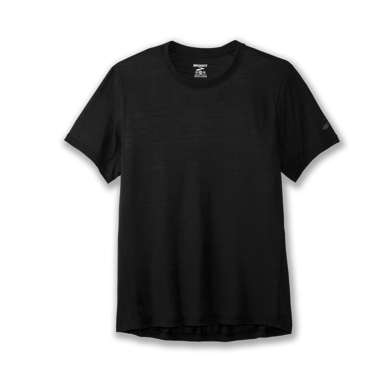ברוקס מרחק גברים שרוול קצר שחור