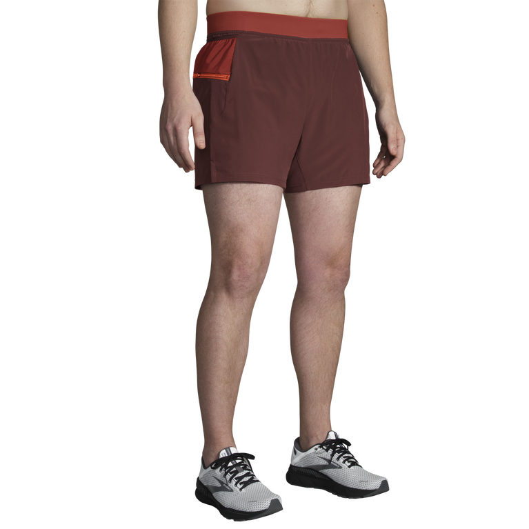 Brooks Sherpa 5 אינץ' 2 ב-1 לטווח קצר צימוק-נחושת