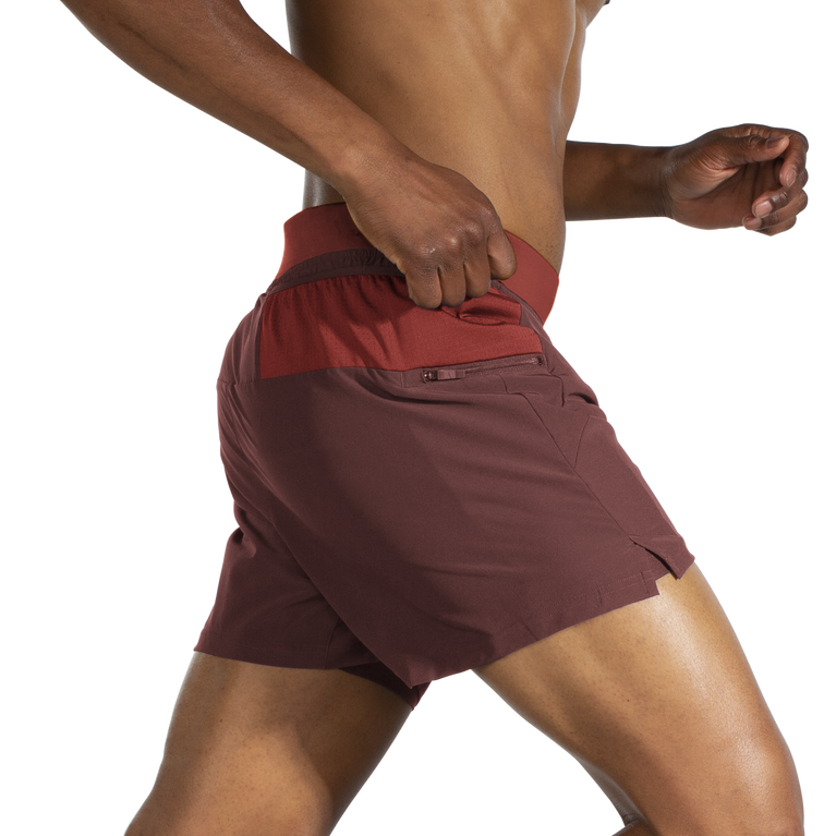 Brooks Sherpa 5 אינץ' 2 ב-1 לטווח קצר צימוק-נחושת