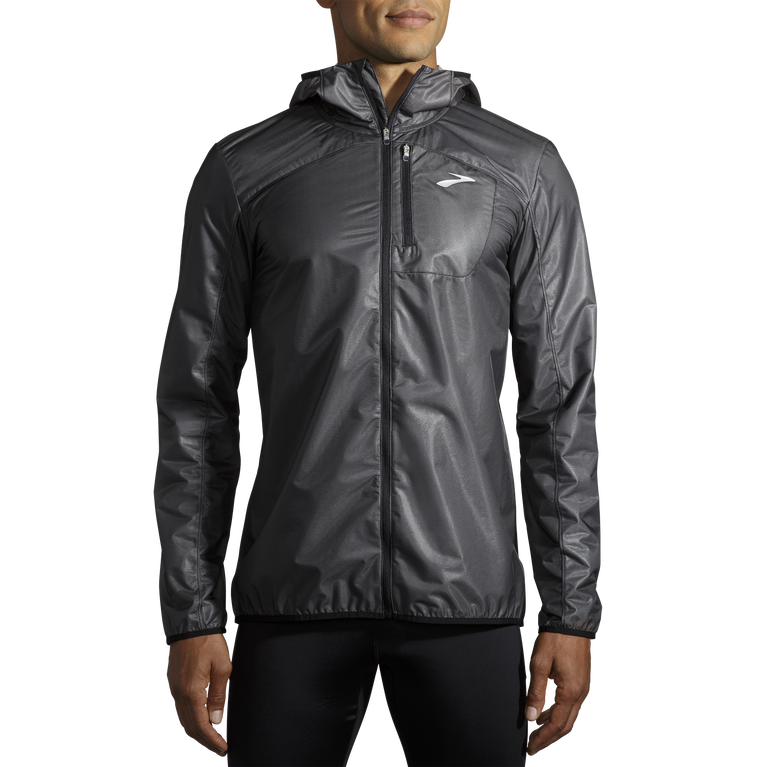 ז'קט ברוקס כל הגובה שחור