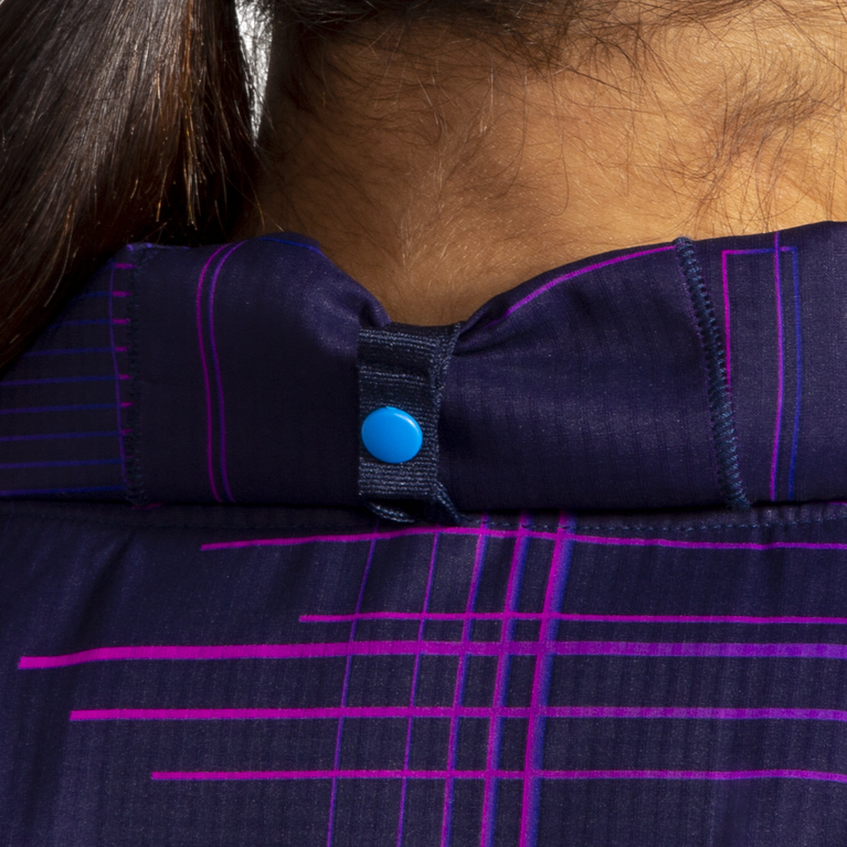 Brooks חופה מעיל מטריקס הדפס נייבי