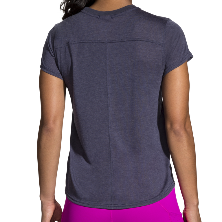 Brooks מרחק גרפי שרוול קצר אברש נייבי-brooks חוזר