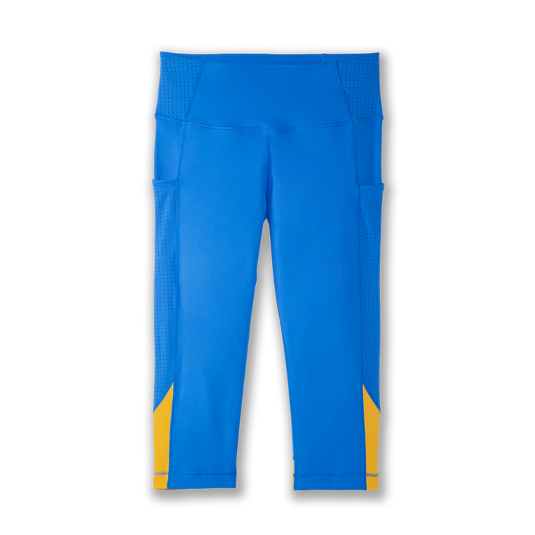 Brooks Method 1/2 יבול הדוק כחול בריח-זעפרן