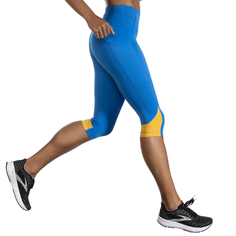 Brooks Method 1/2 יבול הדוק כחול בריח-זעפרן