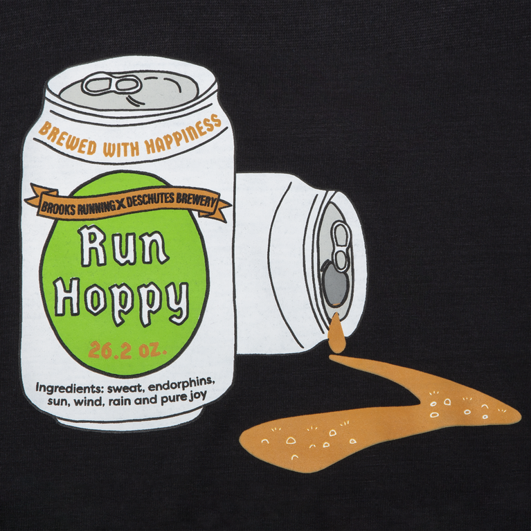 Brooks מרחק גרפי טנק שחור לרוץ Hoppy-deschutes