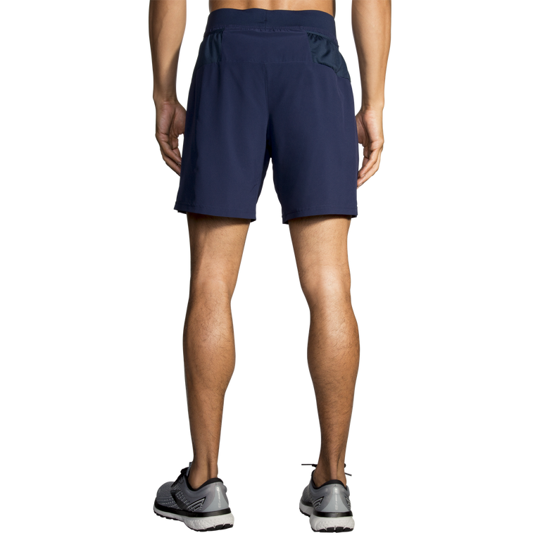 Brooks Sherpa 7 אינץ' 2 ב-1 קצר נייבי