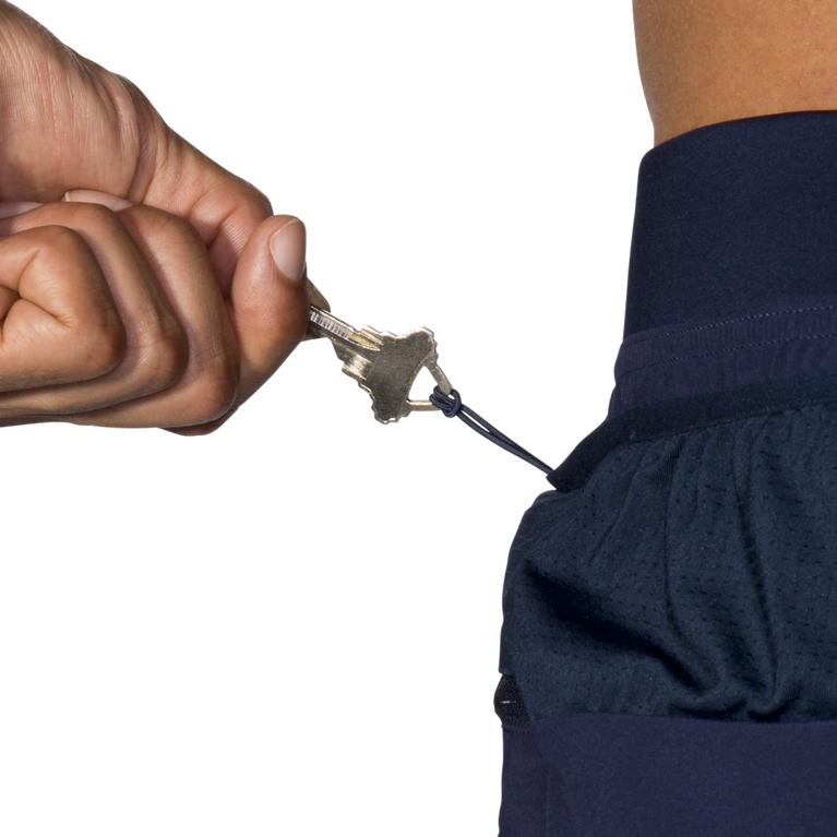 Brooks Sherpa 7 אינץ' 2 ב-1 קצר נייבי