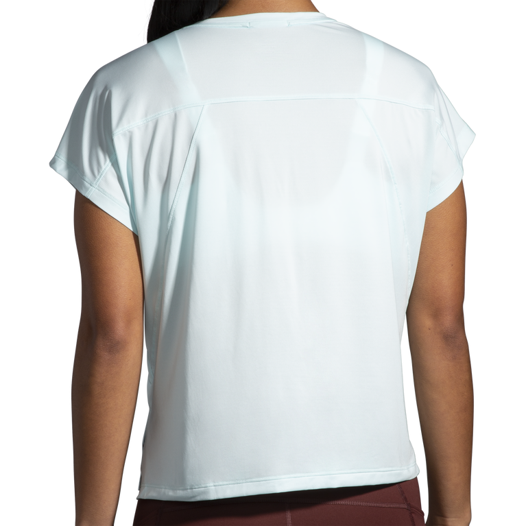 Brooks Sprint חינם שרוול קצר קרח כחול